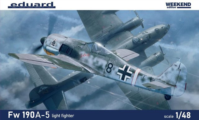 Eduard Focke Wulf Fw 190A-5 Light fighter Weekend Edition, Modellbau, 1:48 - Bild 1