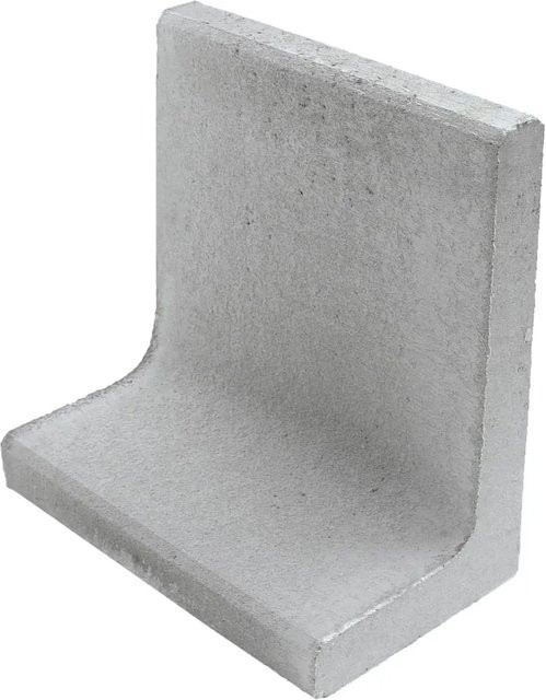 Diephaus L-Stein unbewehrt aus Beton in Grau B: 60 cm, H: 40 cm, T: 50 cm, Breite: 7 cm - Bild 1