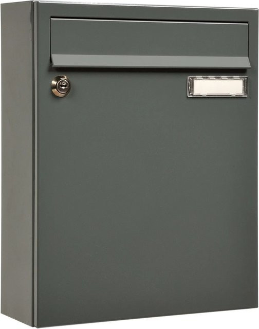 MEFA Briefkasten Sonate in Grau, B/T/H: 33 x 26 x 10,8 cm - Bild 1