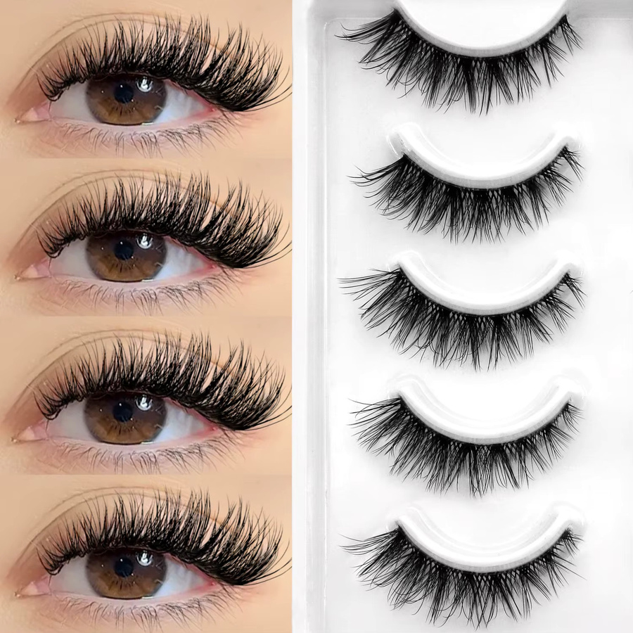Veltrinay Falsche Wimpern, Wispy Lashes, Unisex - Bild 2
