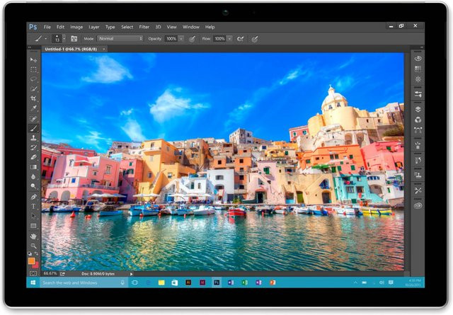 Microsoft Surface Pro 4 Demo Tablet-PC in Schwarz mit 128 GB Speicher und 12,3 Zoll Display - Bild 1
