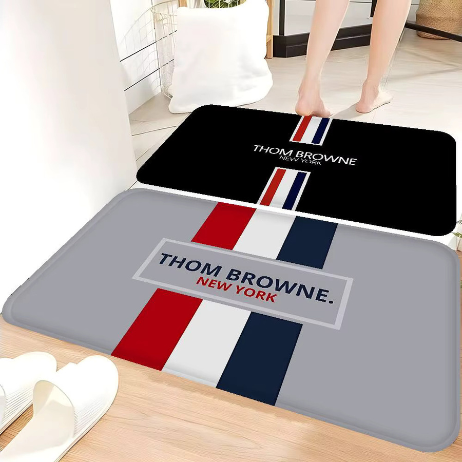 T-Thom Eingangstürmatte im nordischen Stil, B-Brown/Mehrfarbig, Rechteckig, Breite: 60 cm, Tiefe: 40 cm - Bild 3