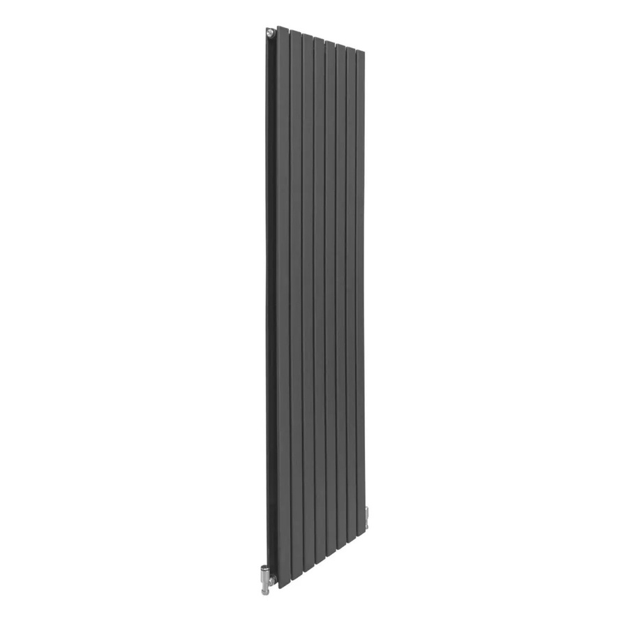 Monstershop Paneelheizkörper aus Stahl in Anthrazit Grau, B: 180 cm, H: 42 cm - Bild 2