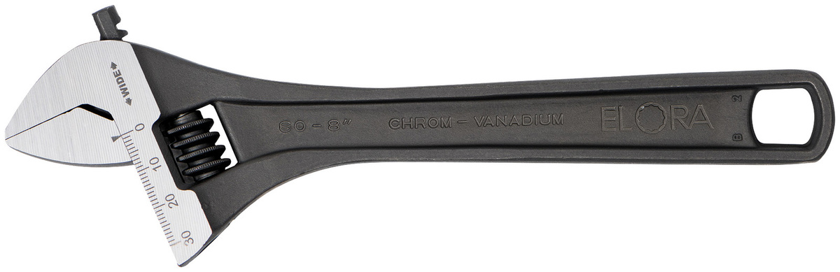 Elora Rollgabelschlüssel in Silber mit einer Spannweite von 33 mm - Bild 1