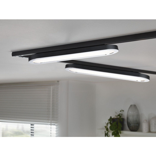Paulmann URail Loop LED Panel Schwarz matt/Chrom B/H/T: 38 x 3,5 x 38 cm - Bild 3