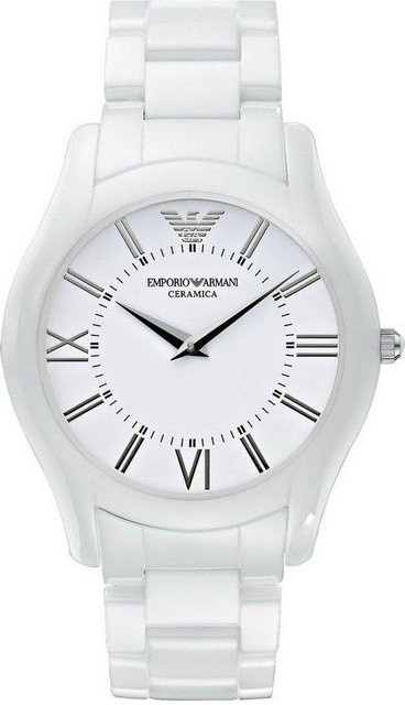 Armani Armbanduhr, Quarz, Keramik, Schwarz, Herren - Bild 1