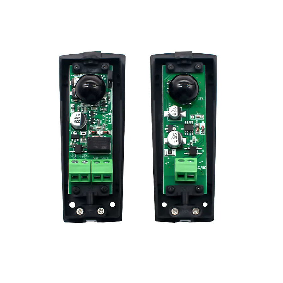 Scimagic-RC Infrarotsensor Sicherheitsstrahl für Garagentor und Toröffner, Schwarz - Bild 2