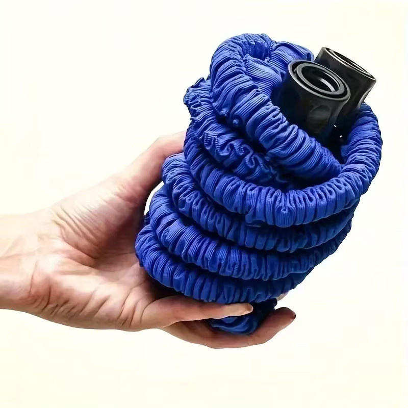 LUSQI Hochdruck-Wasserschlauch mit Spritzpistole in Blau für die Autoreinigung und Bewässerung - Bild 3