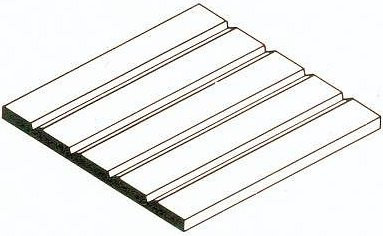 Evergreen Strukturplatte, 150x300 mm, 1-teiliges Set - Bild 1