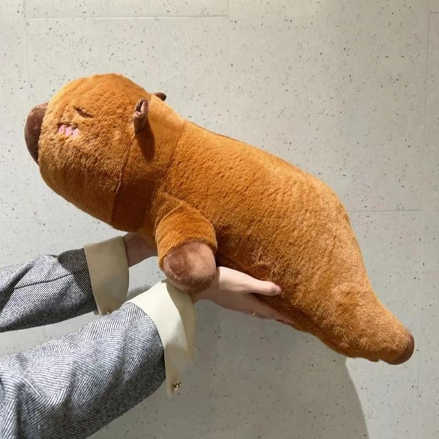 Linyi toy Kawaii Capybara-Plüschtier, 65cm, ab 14 Jahren - Bild 1