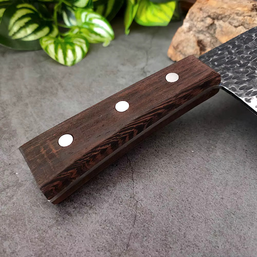InLeung Fischfiletmesser aus Edelstahl mit handgeschmiedeter Klinge und Holzgriff in Silber - Bild 3