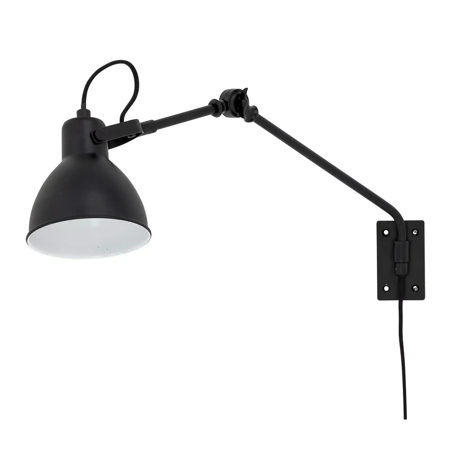 Bloomingville Wandleuchte Jili aus Metall in Schwarz, verstellbar - Bild 1