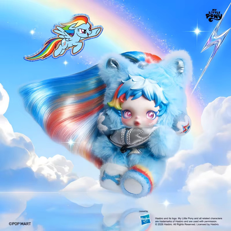 POP MART My Little Pony SKULLPANDA, Vinyl-Puppenanhänger, Mystery Box - Bild 2