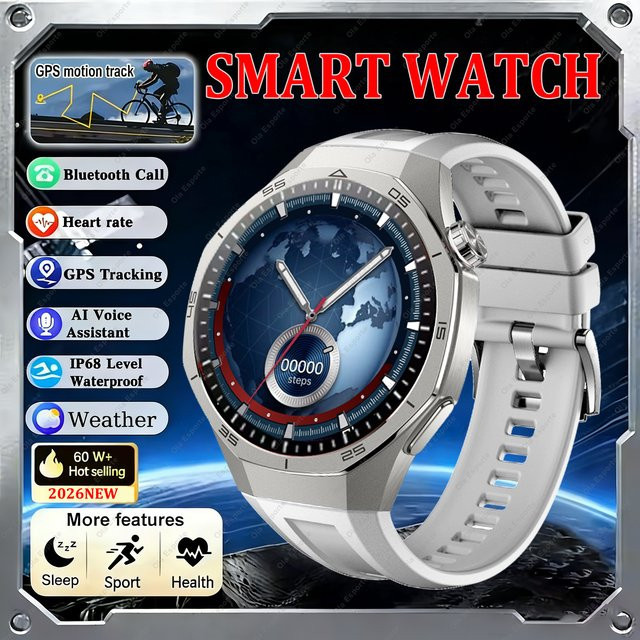 Ola Esporte Smartwatch, Silber, Silikon, GPS, Unisex - Bild 1