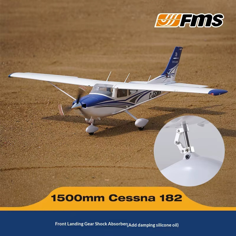 FMS Cessna 182 Trainer Flugzeug, RC-Modell Flugzeug, ferngesteuert, Schaumstoff - Bild 4