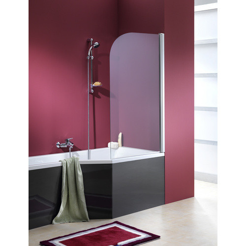Asymmetrische OTTOFOND Badewanne Cello aus Acryl in Weiss, B/T/H: 80 x 170 x 45 cm - Bild 3