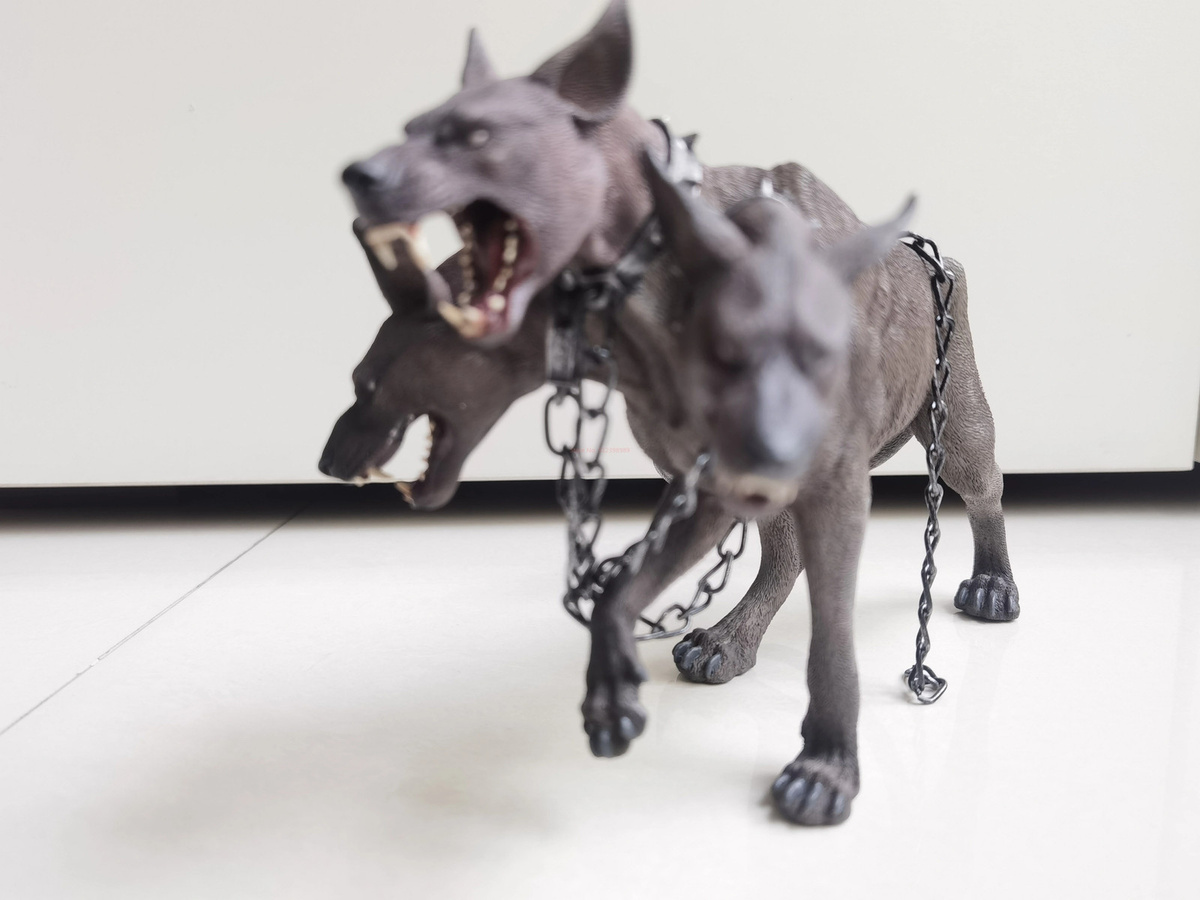 JXK Cerberus Dreiköpfiger Hund, Actionfigur, 1/6, Garage Kit Statue - Bild 5