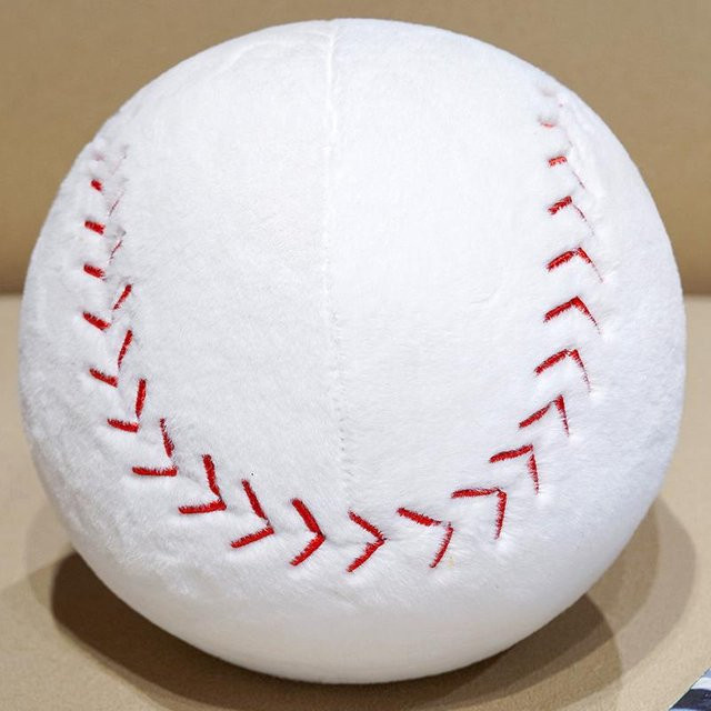 Yiran toy Baseball Plüschkissen, Grün Weiß Gelb, ab 14 Jahren - Bild 1