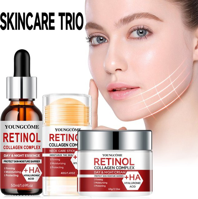 YOUNGCOME Retinol Kollagen Hautpflege-Set, Gesicht, Unisex - Bild 1