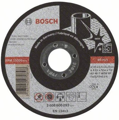 Bosch Expert for Inox Trennscheibe gerade 115 mm für Metall und Edelstahl - Bild 1