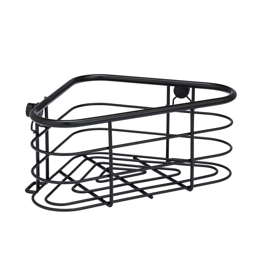Wenko Eckablage Trestina aus Edelstahl in Schwarz, B/T/H: 25 x 10,5 x 16,5 cm - Bild 2