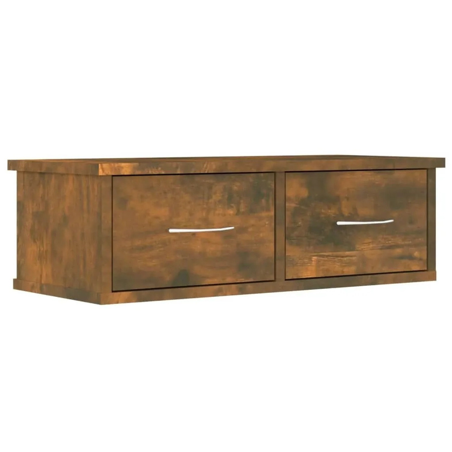 vidaXL Wandschrank aus Holzwerkstoff in Räuchereiche, Braun, B/T/H: 60 x 26 x 18,5 cm - Bild 2