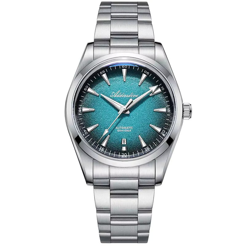 ADDIESDIVE Automatik-Armbanduhr, Edelstahl, Blau, 39 mm, Herren - Bild 3