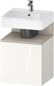 Duravit Waschtischunterschrank Qatego in Weiß Tau matt, B/T/H: 49 x 42 x 64,5 cm - Bild 1