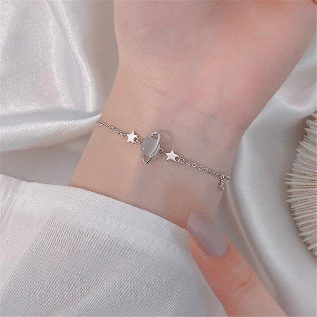 Armband 925 Silber, Kristall, Damen - Bild 1