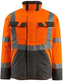 Mascot Penrith Winterjacke EN ISO 20471 Class 3 in Orange und Anthrazit, Größe XL - Bild 1
