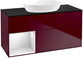 V&B Waschtischunterschrank Finion in Weiß lackiert, Breite: 120 cm, Tiefe: 50,1 cm, Höhe: 50,1 cm - Bild 1
