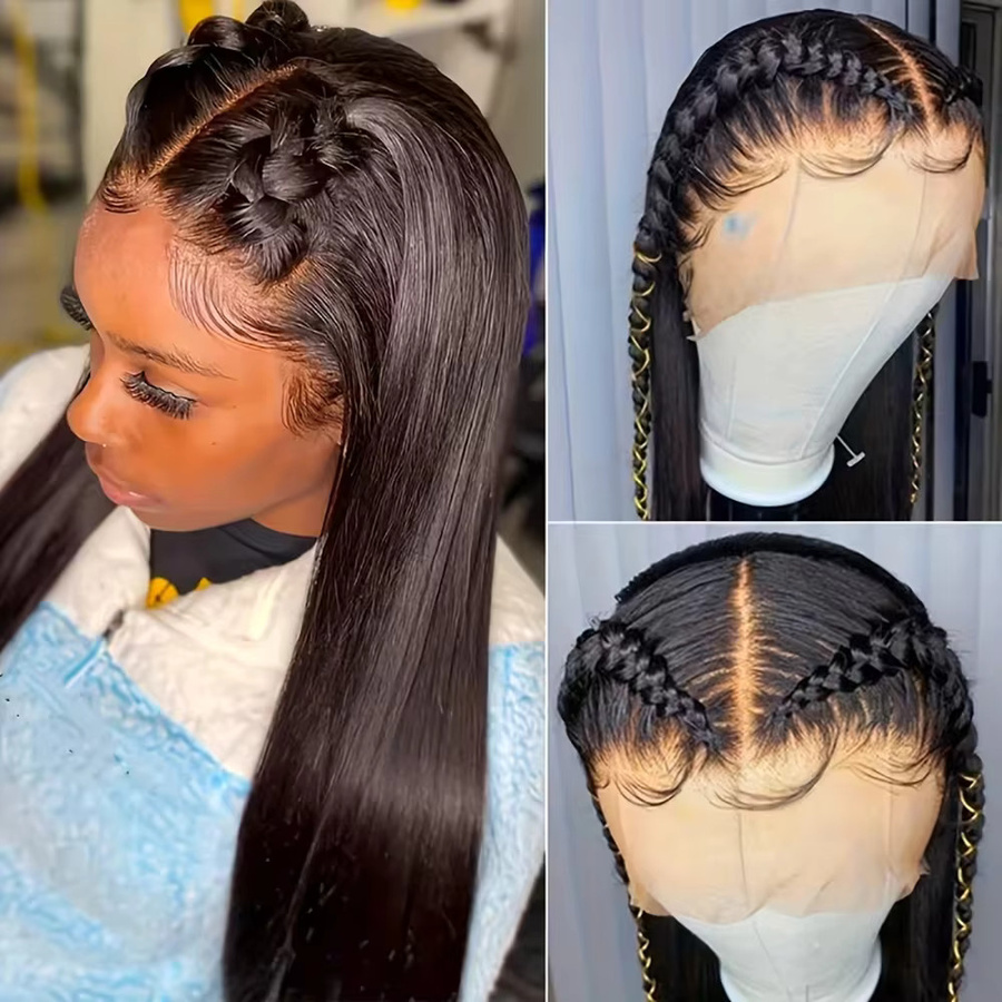 BELEXTENS Echthaarperücke HD Lace Frontal, 30 Zoll, 220 Dichte, Damen - Bild 6