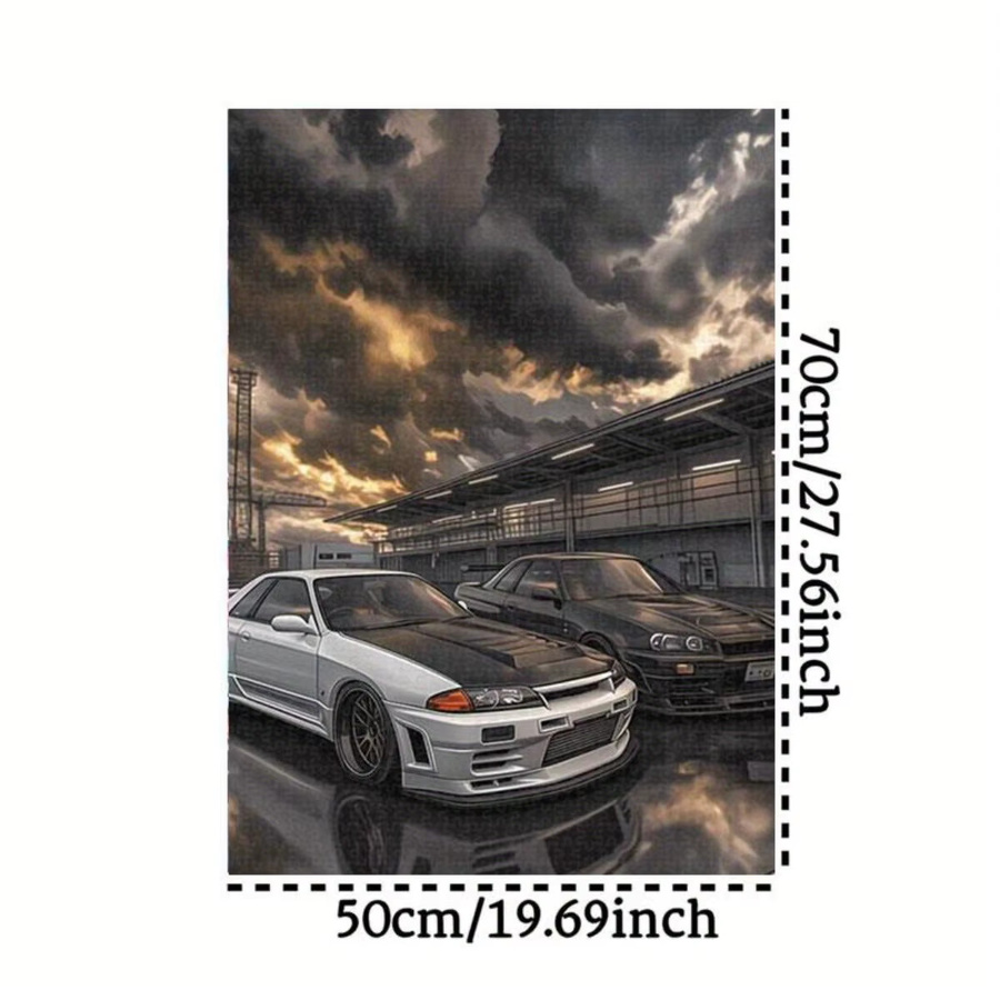 AZNM Japanische Rennwagen, Puzzle, 1.000 Teile - Bild 2