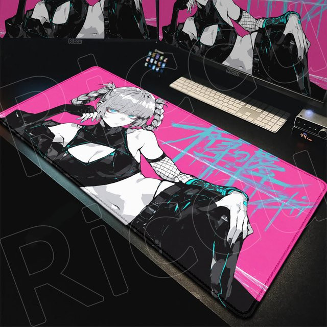 Riccu XXL Manga Schreibtischunterlage Call of the Night Nanakusa Nazuna Mauspad Multicolor - Bild 1
