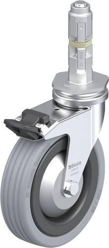 Blickle LRA-VPA 100G-FI-FA-E02 Lenkrolle mit Feststeller in Grau und Schwarz, Rad-Durchmesser: 100 mm, Tragfähigkeit: 70 kg - Bild 1