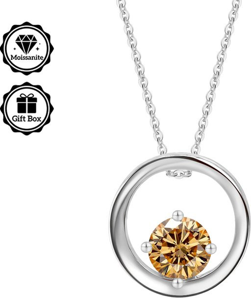 LAMVOICE Halskette, Moissanit, Silber, Damen - Bild 1