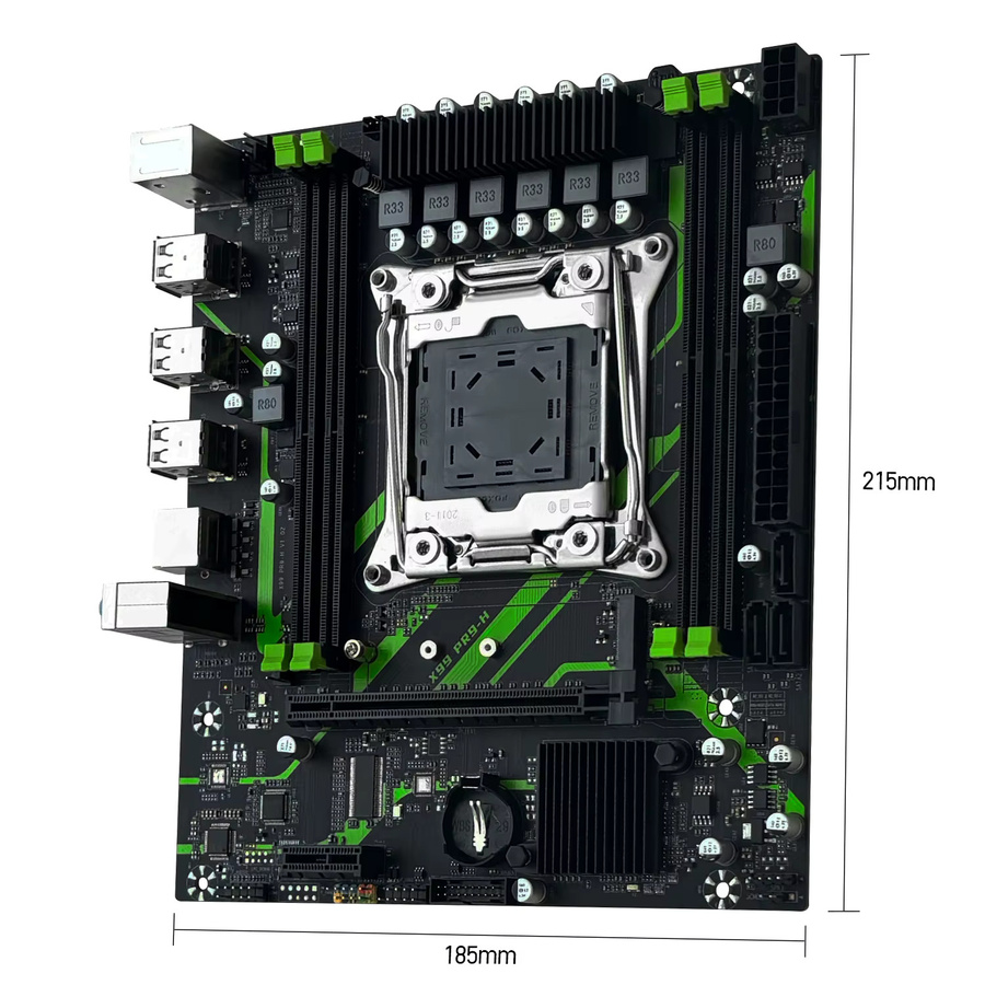 Machinist PR9-H X99 Motherboard Set Combo mit Xeon E5 2670 V3 CPU und 16G DDR4 ECC RAM sowie M.2 NVMe Support in Schwarz - Bild 3