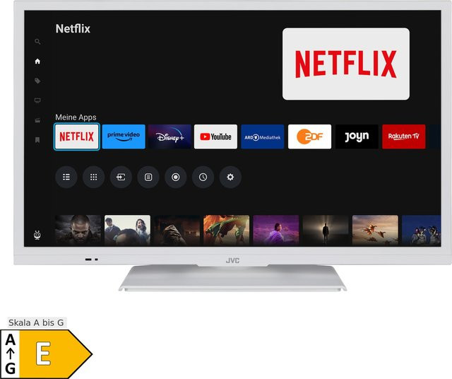 JVC Smart TV LT-24VH5455W LED Fernseher 24 Zoll HD-Ready in Weiß - Bild 5
