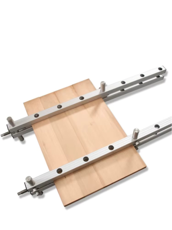 ENJOYWOOD Edelstahl-Holzbearbeitungsklemme in Silber mit einstellbarer Spannbreite von 0-1040 mm - Bild 1