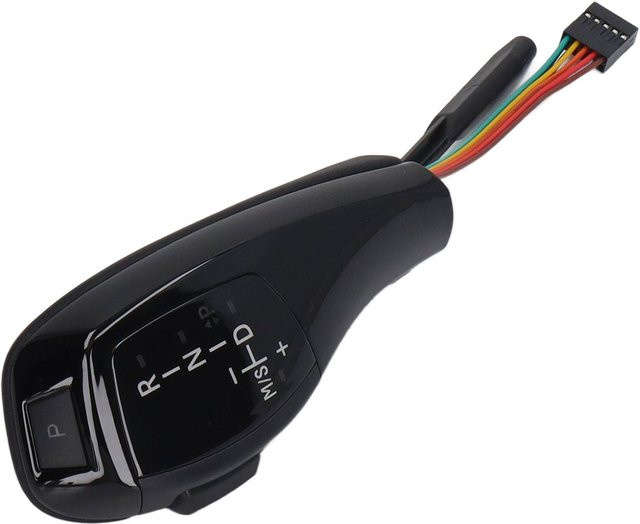Igeteck LED-Schaltknauf Nachrüstsatz mit Motor Start/Stopp-Knopf für BMW 5er E39 und 7er E38 LHD, Schwarz - Bild 1
