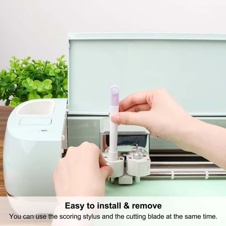 Cricut Scoring Stylus Scoring Tool Pen aus Kunststoff für Maker zur Herstellung von Karten, Umschlägen und Boxen - Bild 1