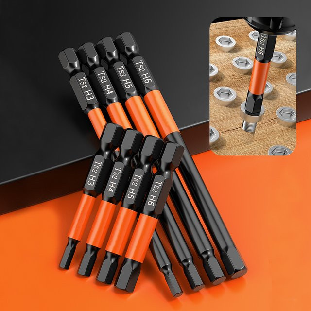 SHENSEN Sechskant-Schraubendreher Bit 1/4 Zoll Magnetisch für Schlagschrauber und Bohrmaschinen - Bild 1