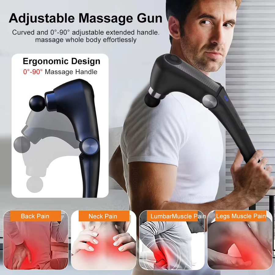 peicon Faszienmassagepistole, Schwarz, Unisex - Bild 2