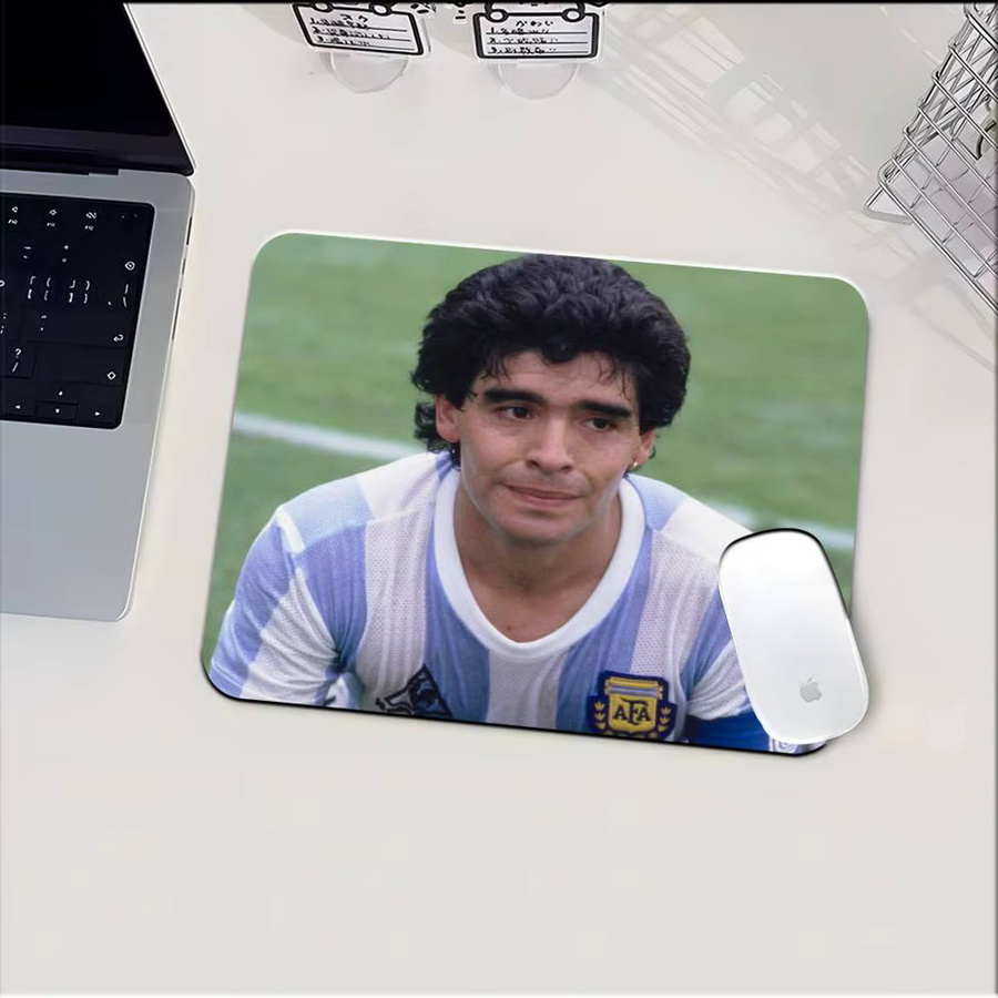 Mesuca Mauspad Diego Armando Maradona in Multicolor, rutschfestes Schreibtischpad für Laptop und Tastatur - Bild 4