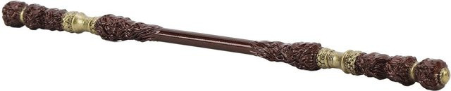 Koogeelife Jingu Bang Ornament Ruyi Goldener Stab aus Metall in Schwarz und Gold, Höhe: 22 cm - Bild 1