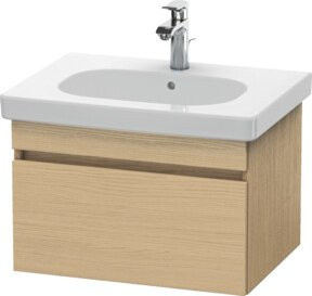 Duravit Waschtischunterschrank DuraStyle in Beige, wandhängend, 1 Auszug, B: 60 cm, T: 45,3 cm, H: 39,8 cm - Bild 1