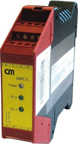 CM Manufactory Nachschaltgerät SAFE 5 in Rot mit 24 V/DC und 24 V/AC sowie 2 Schließern - Bild 1