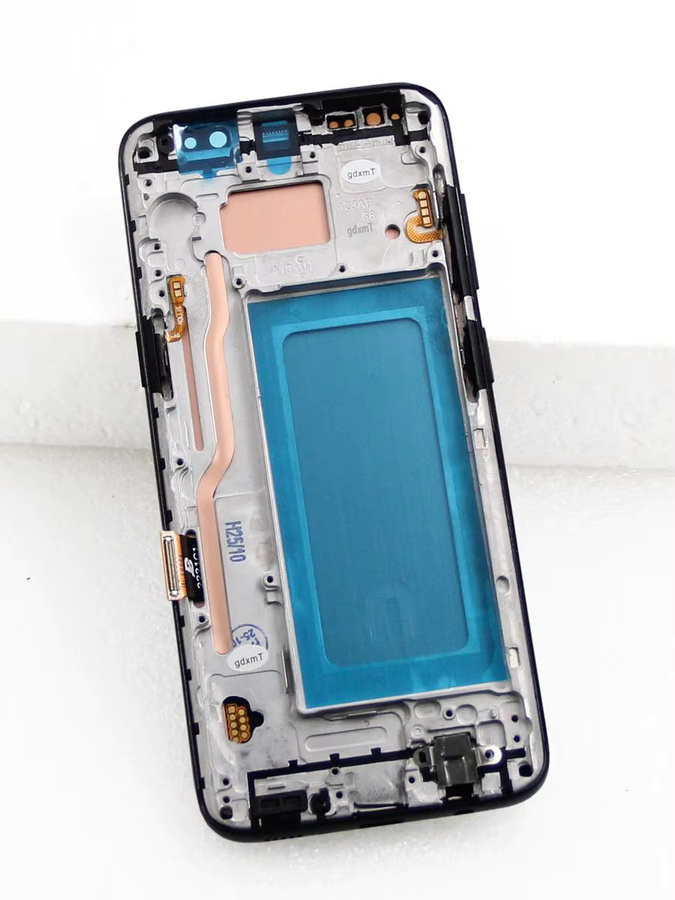 Samsung S8 Ersatz TFT LCD Display mit Rahmen für G950 G950F SM-G950FD in Schwarz und Blau - Bild 4