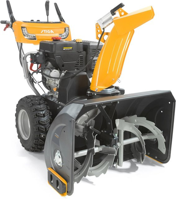 Stiga Benzin-Schneefräse ST 7276 PH in Gelb mit LED-Scheinwerfer und beheizten Griffen, Arbeitsbreite: 76 cm - Bild 1