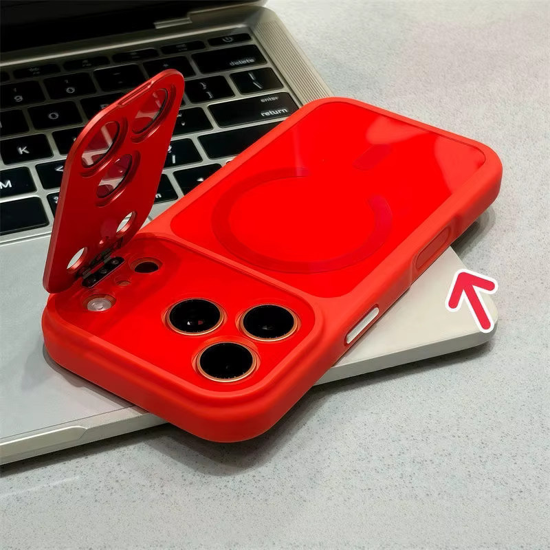 NUCWIN Magnetischer Metall-Kamerahalter für MagSafe iPhone Hüllen, Farbe: Grau - Bild 4